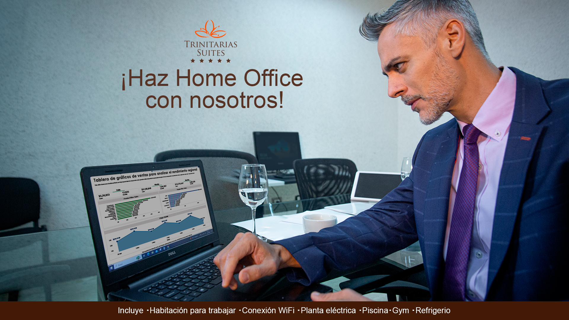 Haz Home Office en Hotel Trinitarias Suites