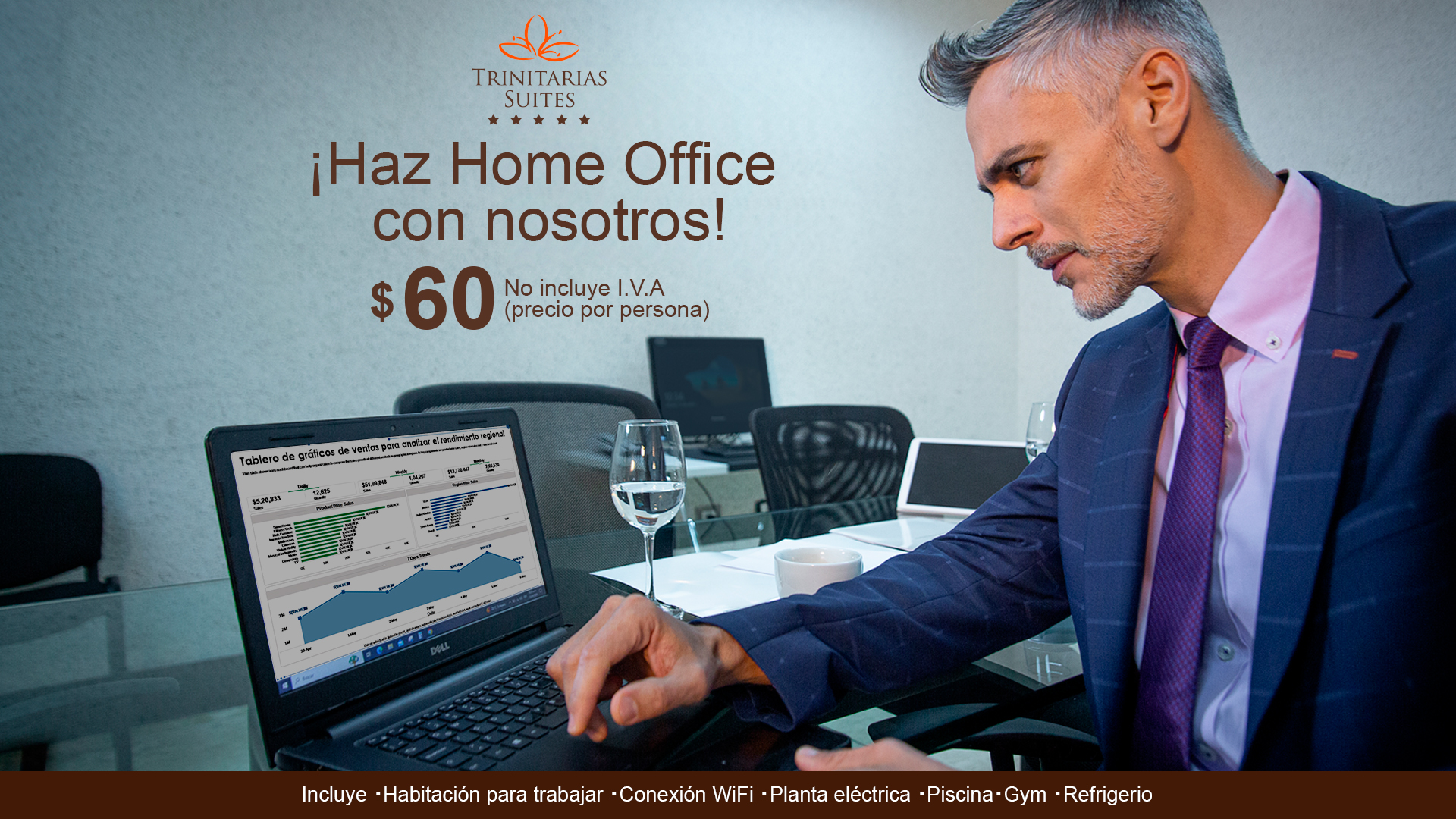 Haz Home Office en Hotel Trinitarias Suites